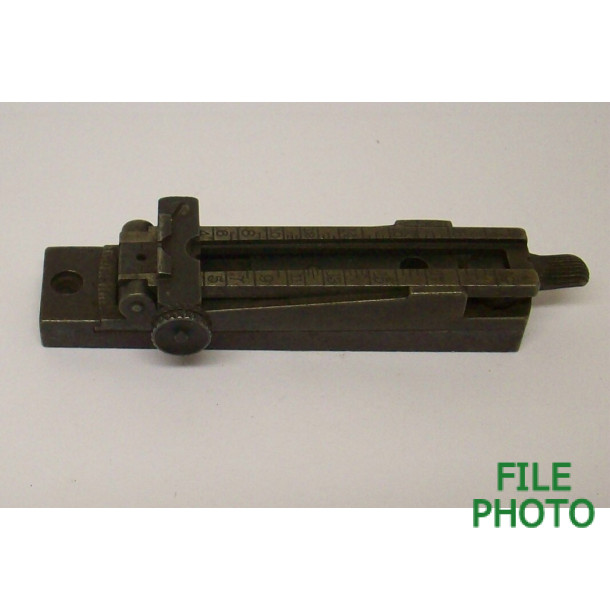 Rear Sight Assembly - Rifle - 1901 Variation - Original Rear Sight Assembly - Rifle - 1901 Variation - Original