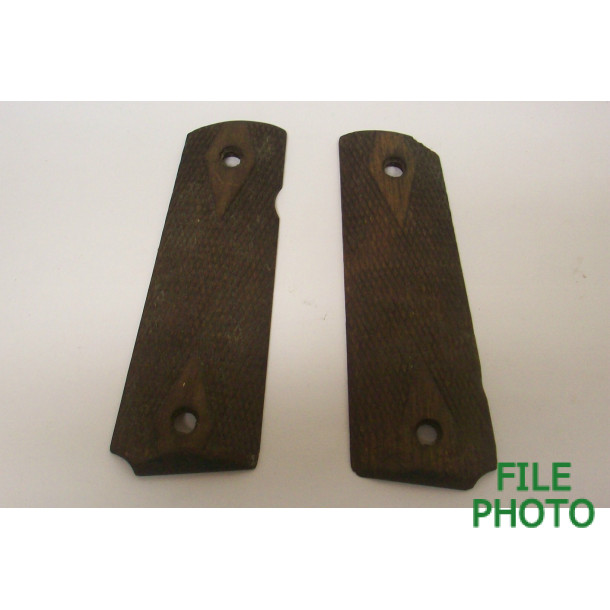 Grips - Walnut - Double Diamond - Original Grips - Walnut - Double Diamond - Original