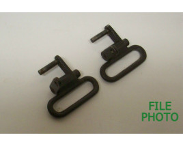 Sling Strap Snap Swivels - for 1 1/4" Wide Slings - One Pair - Original