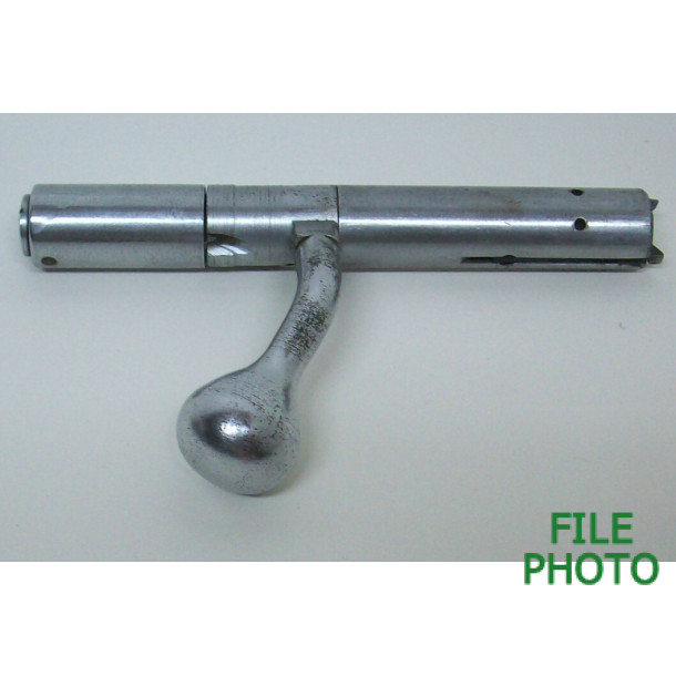 Bolt Assembly - Complete - Swept Back Bolt Handle Variation - Chrome - Original Bolt Assembly - Complete - Swept Back Bolt Handle Variation - Chrome - Original