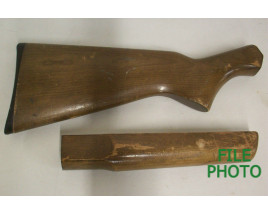 Butt Stock & Forearm Set - Hard Wood - Early Variation - Original