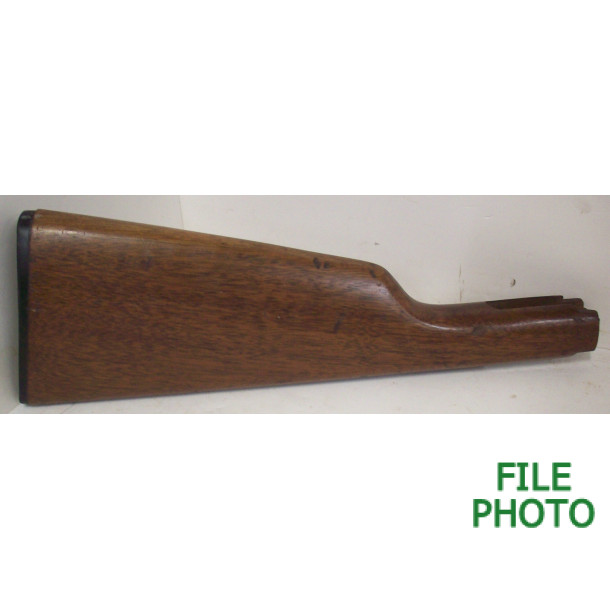 Butt Stock  Assembly w/ Butt Plate - Walnut - Uncheckered - Original