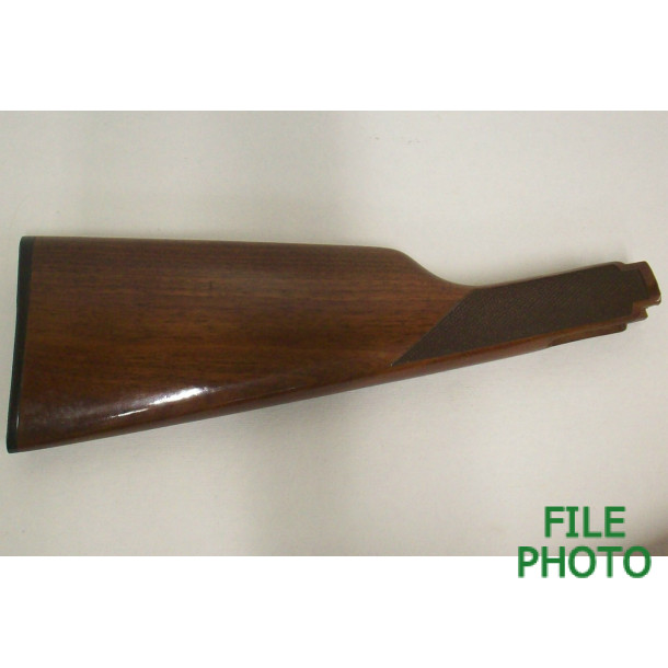 Butt Stock Assembly - Walnut - Checkered - High Gloss - Original