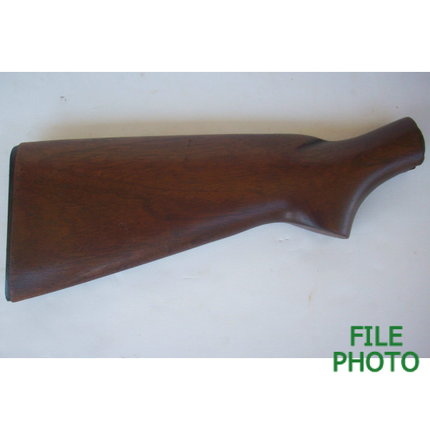 Butt Stock Assembly - Late Variation - Walnut - Plain - 12 Gauge - Original