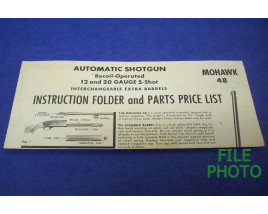 z- Instruction Folder & Parts List - Tri-fold - February 1971 - Original