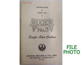 z- Owner's Manual -Booklet - November 1974 - Original