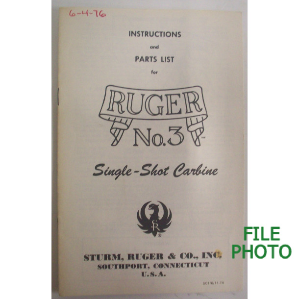 z- Owner's Manual -Booklet - November 1974 - Original