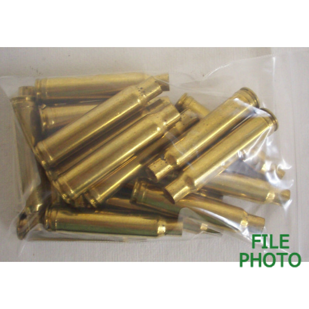 Unprimed 338 Win Mag Brass Casings by Winchester