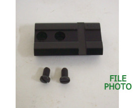 Scope Base - Detachable Top Mount - Two Piece Style - Alloy - Front - by Weaver