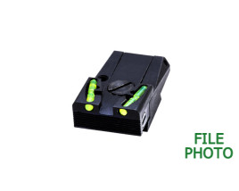 Rear Sight Assembly - Adjustable - Fiber Optic - by Hi Viz