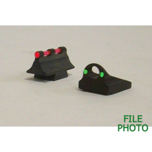 Rear Sight Ghost Ring Leaf & Front Sight Set - Firesight - by Williams Gun Sight Company