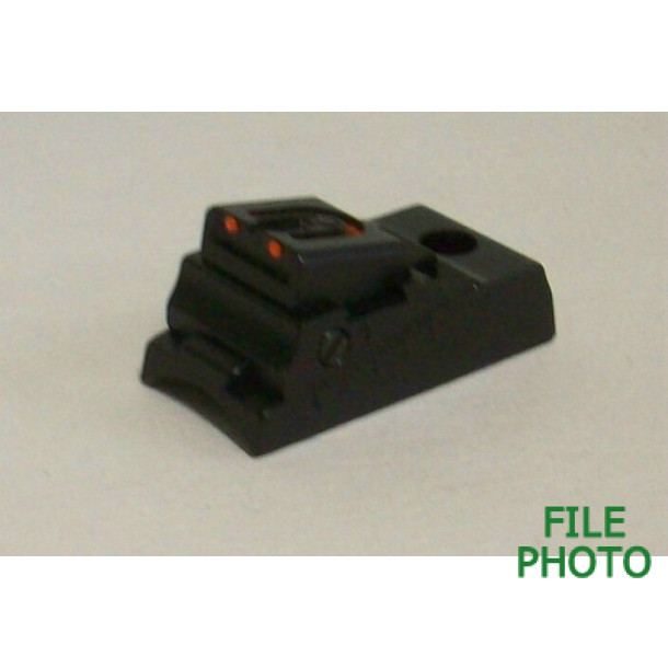 Thompson Center In-Line Muzzle Loaders - Red Fiber Optic Rear Sight Assembly 