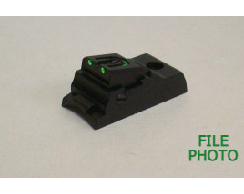 H & R Sidekick Muzzle Loading Rifles - Green Fiber Optic Adjustable Rear Sight