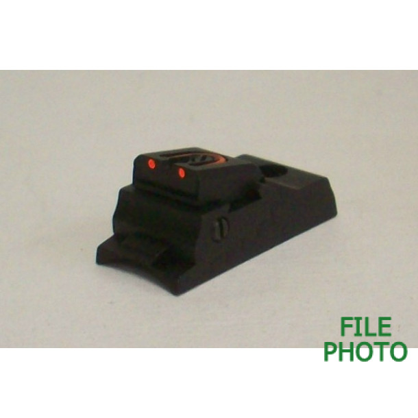 Knight KRB7 In-Line Rolling Block Muzzle Loaders - Red Fiber Optic Rear Sight Assembly 