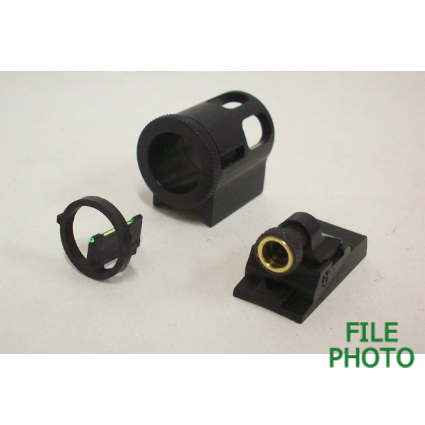 Remington Model 700 Muzzle Loading Rifles - Western Precision Twilight Aperture & Green Fiber Optic Sight Set