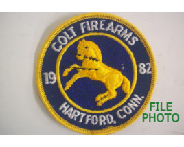 1982 Rampant Colt 3 1/2 Inch Round Patch