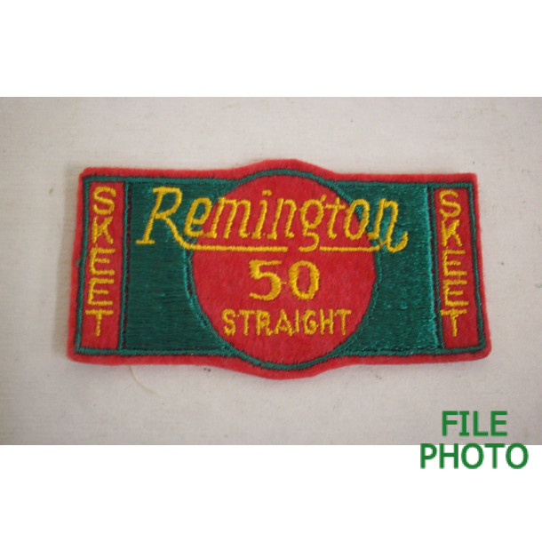 Remington 50 Straight Skeet Patch - 2" X 4" 