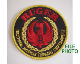 Ruger Firearms Traditional American Craftsmanship Patch - 4 Inch Diameter