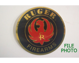 Ruger Firearms Black & Gold Sticker - 4 Inch 