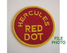 Hercules Red Dot Patch - 3 Inch Diameter