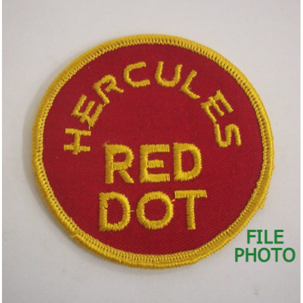 Hercules Red Dot Patch - 3 Inch Diameter