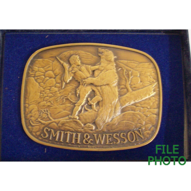 Smith & Wesson  1978 "The Last Cartridge" Belt Buckle 