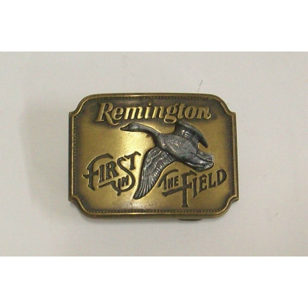 Remington "First In The Field" Belt Buckle