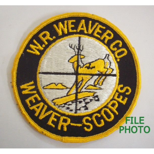 Weaver Scopes Patch - 4" Diameter